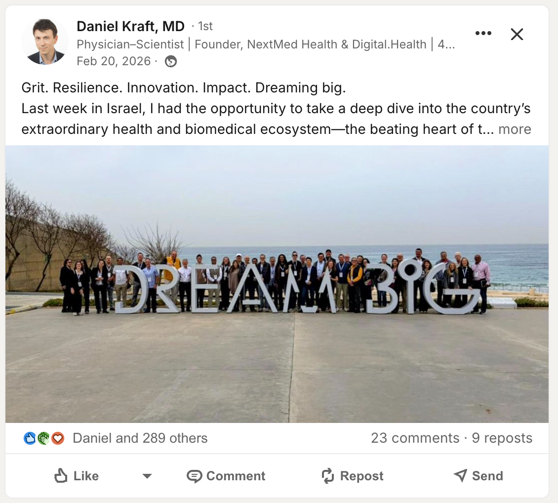 Daniel Kraft, MD — NextMed Health biomedical innovation