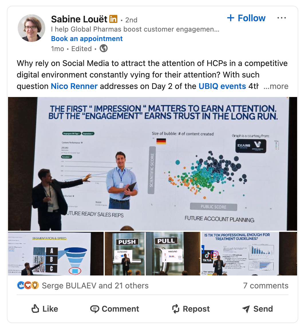 Sabine Louët — HCP engagement and pharma social media strategy